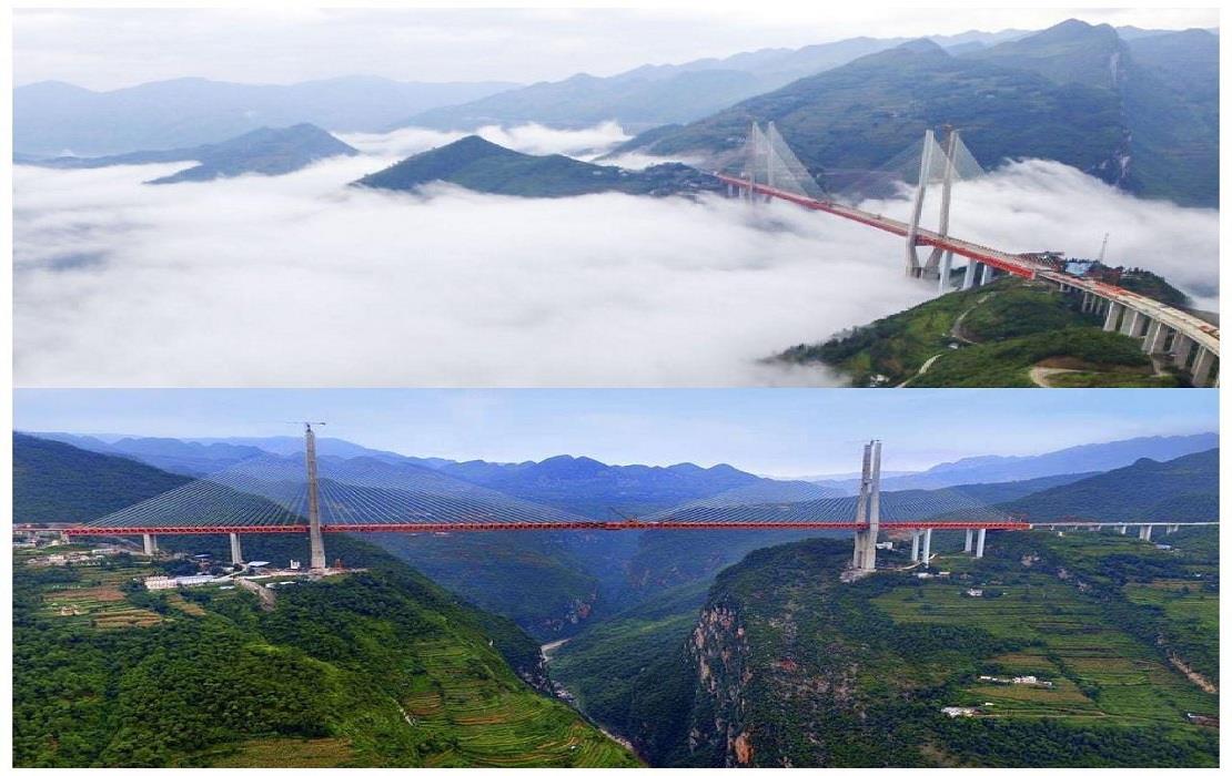 🌍 احداث مرتفع‌ترین پل جهان در چین
