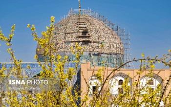 پای گنبد مسجد شیخ لطف‌الله دوباره به دفتر ریاست جمهوری باز شد